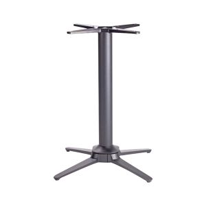 Self-Leveling 27" Table Base Nurocco (Dining Height) Cast-Aluminum - Black