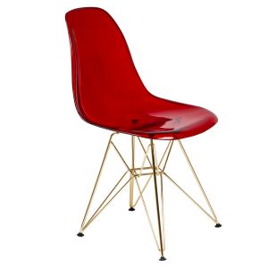 Caruso Modern Molded Eifel Side Dining Chair