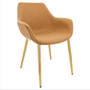 Charlie Modern Leather Dining Arm Chair 