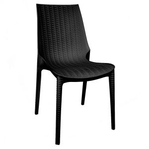 Wade Resin Dining Chair with Back Armless