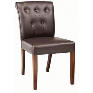 Tufted PSPB Chair Walnut-|-Brown